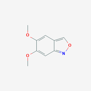 molecular formula C9H9NO3 B170109 5,6-Dimethoxybenzo[c]isoxazole CAS No. 148495-00-5