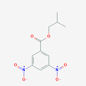 molecular formula C11H12N2O6 B170114 Benzoic acid, 3,5-dinitro-, isobutyl ester CAS No. 10478-01-0