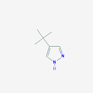 molecular formula C7H12N2 B170115 4-(tert-Butyl)-1H-pyrazole CAS No. 105285-21-0