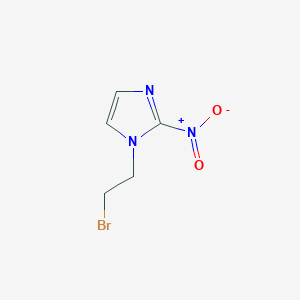 molecular formula C5H6BrN3O2 B170120 1-(2-Bromoethyl)-2-nitro-1H-imidazole CAS No. 115398-62-4
