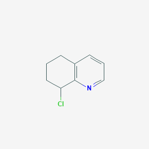 molecular formula C9H10ClN B170121 8-Chloro-5,6,7,8-tetrahydroquinoline CAS No. 106057-23-2