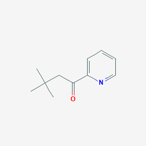 molecular formula C11H15NO B170129 2,2-Dimethylpropyl 2-pyridyl ketone CAS No. 138835-86-6