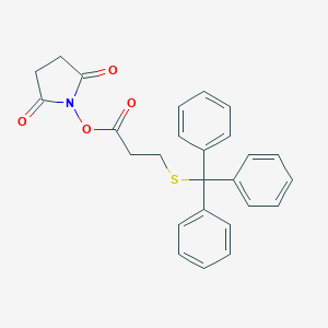 molecular formula C26H23NO4S B170139 2,5-Dioxopyrrolidin-1-yl 3-(tritylthio)propanoate CAS No. 129431-12-5