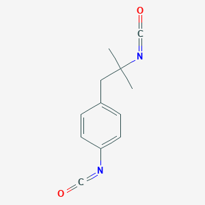 molecular formula C12H12N2O2 B170140 1-Isocyanato-4-(2-isocyanato-2-methylpropyl)benzene CAS No. 198283-44-2