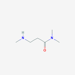 molecular formula C6H14N2O B170145 N,N-dimethyl-3-(methylamino)propanamide CAS No. 17268-50-7
