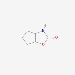 molecular formula C6H9NO2 B170151 hexahydro-2H-cyclopenta[d]oxazol-2-one CAS No. 114364-42-0