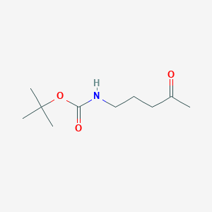 molecular formula C10H19NO3 B170155 tert-Butyl (4-oxopentyl)carbamate CAS No. 197358-56-8