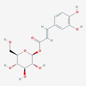 molecular formula C15H18O9 B170168 1-Caffeoyl-beta-D-glucose CAS No. 14364-08-0
