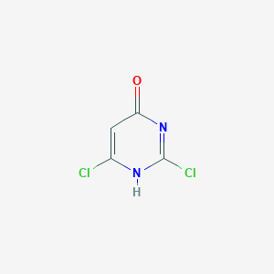 molecular formula C4H2Cl2N2O B170179 2,6-Dichloro-3H-pyrimidin-4-one CAS No. 120977-94-8
