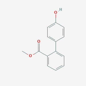 molecular formula C14H12O3 B170186 Methyl 2-(4-hydroxyphenyl)benzoate CAS No. 170304-68-4