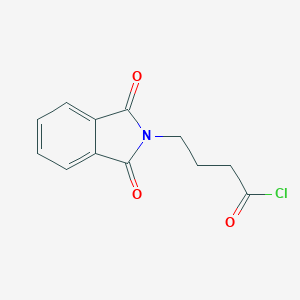 molecular formula C12H10ClNO3 B170189 1-(2-Phthalimidobutyryl)chloride CAS No. 10314-06-4