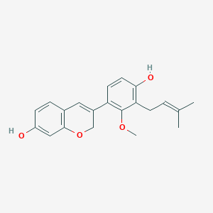 molecular formula C21H22O4 B170197 Bidwillol A 