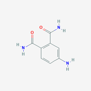 molecular formula C8H9N3O2 B170205 4-Aminophthalamide CAS No. 115581-96-9