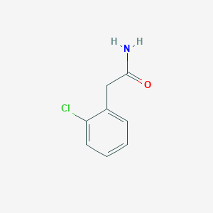 molecular formula C8H8ClNO B170213 2-(2-Chlorophenyl)acetamide CAS No. 10268-06-1