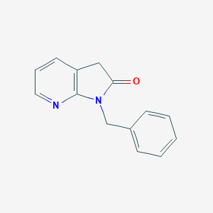 molecular formula C14H12N2O B170218 1-Benzyl-1H-pyrrolo[2,3-B]pyridin-2(3H)-one CAS No. 136257-31-3