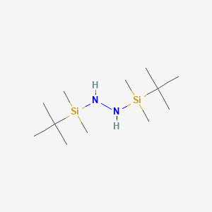 molecular formula C12H32N2Si2 B017022 1,2-Bis-(tert-butyldimethylsilyl)hydrazine CAS No. 10000-20-1