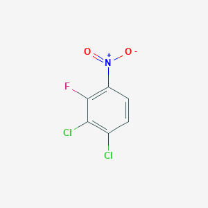 molecular formula C6H2Cl2FNO2 B170224 1,2-Dichloro-3-fluoro-4-nitrobenzene CAS No. 100465-04-1