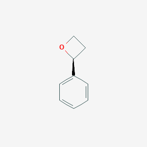 molecular formula C9H10O B170229 (S)-2-phenyloxetane CAS No. 159652-77-4