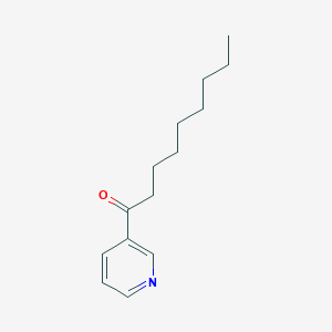 molecular formula C14H21NO B170231 1-(Pyridin-3-yl)nonan-1-one CAS No. 110141-48-5