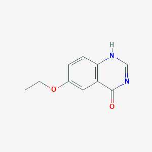 molecular formula C10H10N2O2 B170240 6-ethoxyquinazolin-4(3H)-one CAS No. 155960-97-7