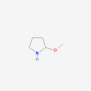 molecular formula C5H11NO B170242 2-Methoxypyrrolidine CAS No. 156298-95-2