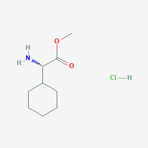molecular formula C9H18ClNO2 B170248 H-CHG-OME HCL CAS No. 14328-63-3