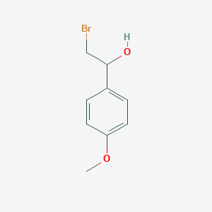 molecular formula C9H11BrO2 B170250 2-溴-1-(4-甲氧基苯基)乙醇 CAS No. 19922-83-9