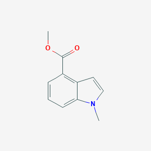 molecular formula C11H11NO2 B170263 Methyl 1-methyl-1H-indole-4-carboxylate CAS No. 1444-12-8