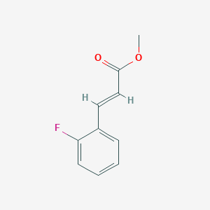 molecular formula C10H9FO2 B170268 methyl (E)-3-(2-fluorophenyl)prop-2-enoate CAS No. 104201-65-2