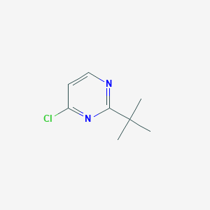 molecular formula C8H11ClN2 B170276 2-tert-Butyl-4-chloropyrimidine CAS No. 18436-67-4