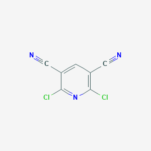molecular formula C7HCl2N3 B170279 2,6-Dichloropyridine-3,5-dicarbonitrile CAS No. 151229-84-4