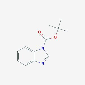 molecular formula C12H14N2O2 B170310 tert-Butyl 1H-benzo[d]imidazole-1-carboxylate CAS No. 127119-07-7