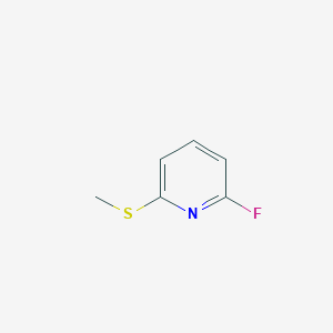 molecular formula C6H6FNS B170323 2-Fluoro-6-(methylthio)pyridine CAS No. 198896-18-3