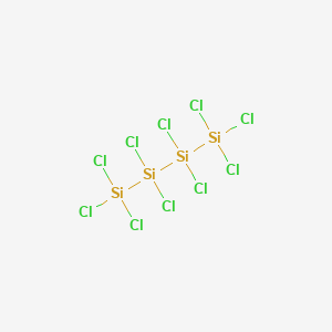 molecular formula Cl10Si4 B170327 Tetrasilane, decachloro- CAS No. 13763-19-4