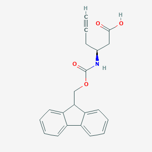 (S)-3-((((9H-fluoren-9-yl)methoxy)carbonyl)amino)hex-5-ynoic acid