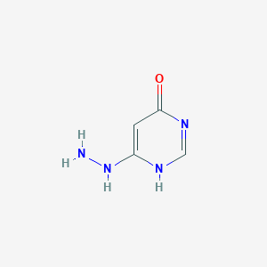 molecular formula C4H6N4O B017036 4-Hydroxy-6-hydrazinylpyrimidine CAS No. 29939-37-5