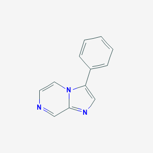 molecular formula C12H9N3 B170382 2-Phenylimidazo[1,2-A]Pyrazine CAS No. 126052-34-4