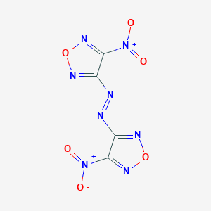 molecular formula C4N8O6 B170384 Bis(4-nitro-1,2,5-oxadiazol-3-yl)diazene CAS No. 155438-10-1