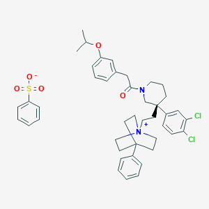 molecular formula C43H50Cl2N2O5S B170404 SR140333B CAS No. 155418-06-7