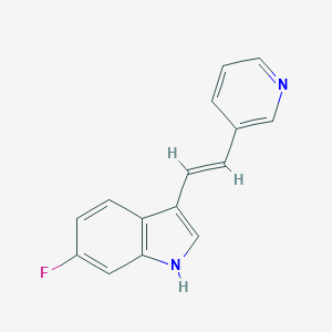 molecular formula C15H11FN2 B170411 680C91 CAS No. 163239-22-3