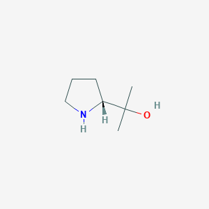molecular formula C7H15NO B170414 (r)-2-(Pyrrolidin-2-yl)propan-2-ol CAS No. 113304-85-1