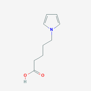 molecular formula C9H13NO2 B170426 5-(1H-Pyrrol-1-yl)pentanoic acid CAS No. 145511-35-9