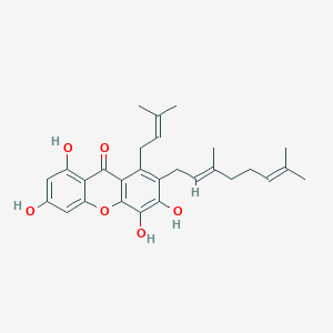 molecular formula C28H32O6 B170427 Garciniaxanthone E 
