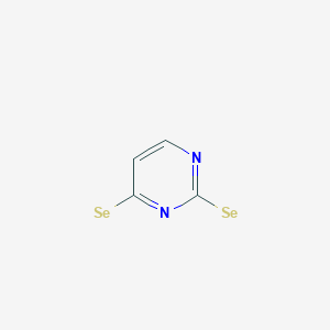 molecular formula C4H2N2Se2 B170428 1H-Pyrimidine-2,4-diselone CAS No. 10443-86-4