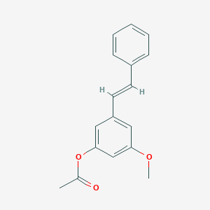 (E)-3-Acetoxy-5-methoxystilbene
