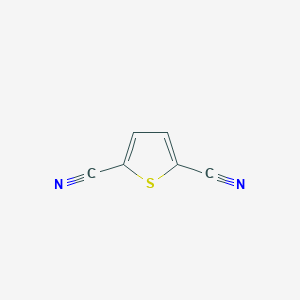 molecular formula C6H2N2S B170475 Thiophene-2,5-dicarbonitrile CAS No. 18853-40-2