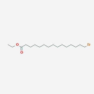 molecular formula C17H33BrO2 B170490 Ethyl 15-bromopentadecanoate CAS No. 101592-34-1
