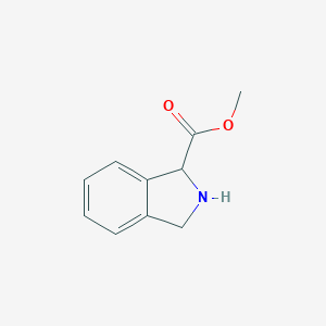 molecular formula C10H11NO2 B170502 Methyl isoindoline-1-carboxylate CAS No. 111605-85-7