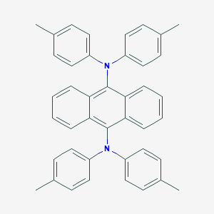 molecular formula C42H36N2 B170546 9,10-Bis[N,N-di-(p-tolyl)-amino]anthracene CAS No. 177799-16-5