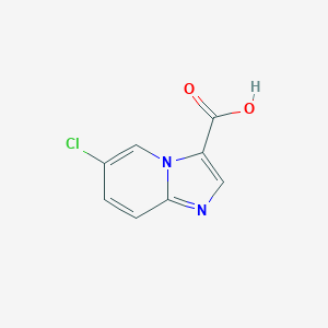 molecular formula C8H5ClN2O2 B170554 6-Chloroimidazo[1,2-a]pyridine-3-carboxylic acid CAS No. 138642-97-4